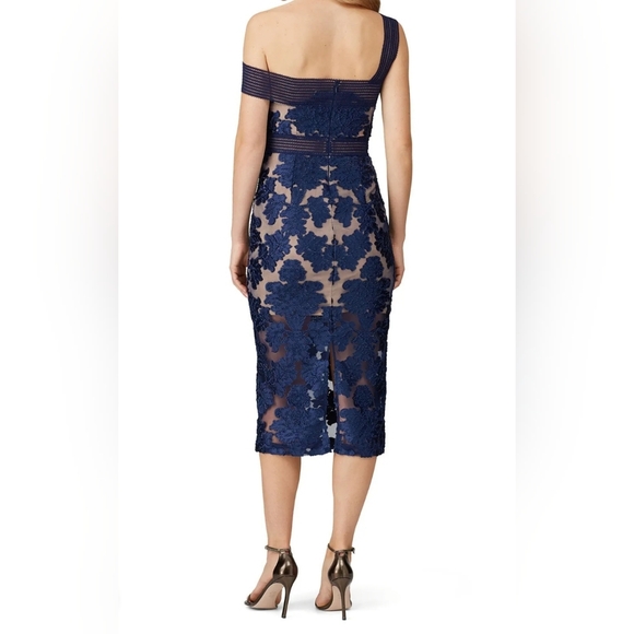 Alice McCall Magic Off Shoulder Midi Cocktail Dress Size 8 - Picture 3 of 16